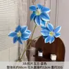3 Flores de Magnólia Artificiais para Arranjos Florais de Casamento, Flores de Seda, Flores Artificiais para Celebrações de Casamento