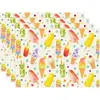 Temu Comercio Exterior Más Vendido Manteles de Cocina Verano Tropical Flamenco Estampado Floral Manteles de Mesa Pod Personalizado Dropshipping
