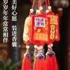 Bolsa de Bênção do Festival do Meio Outono Saco de Incenso Bordado Pingente Decorativo Amuleto de Peixe Koi Amuleto de Segurança para Templo Pequeno Presente