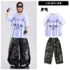Disfraz de Rendimiento de Hip Hop Street Dance para Niños Conjunto de Desfile de Moda Estilo Hip Hop Americano para Niños Ropa Moderna de Street Dance para Niños Verano