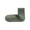 Calcetines para hombre Zhuji calcetines de ángulo recto de 90 grados antibacterianos primavera y verano desodorantes absorbe el sudor transpirables sin costuras color sólido calcetines para hombre