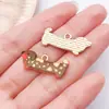 Colgante de aleación esmaltada con estampado de animales de gato y perro de colores lindos para collar DIY, accesorios de joyería, llavero