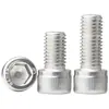 Tornillos de Cabeza Cilíndrica con Hexágono Interior de Acero Inoxidable 304 Din912 Tornillos de Cabeza Cóncava Pernos Hexagonales M1.4-M6