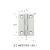 Bisagra Pequeña de Acero Inoxidable 304 1 Pulgada 2 Pulgadas 3 Pulgadas 4 Pulgadas Bisagra Plana Herraje Plegable Puerta y Ventana 201 Bisagra Plegable Pequeña