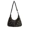 Bolso Retro de Lunares para Mujer 2026 Estilo Nuevo Bolso de Empanada para Uso Diario Bolso Versátil de Hombro Único para Debajo del Brazo Bolso Casual para el Trabajo para Mujer