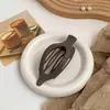Pinza para el pelo ovalada de pico de pato de alta gama para mujer, estilo nuevo 2025, pinza para el pelo en la parte posterior de la cabeza, accesorio para el pelo moderno y sencillo