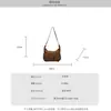 Bolsa de Ombro Transversal de Tecido de Nylon Versátil para o Dia a Dia 2025 Nova Grande Capacidade Bolsa de Axila Bolsa Feminina Plissada Atacado