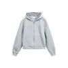 Cardigan Rumei Retrô Americano Patchwork Xadrez Moletom Curto com Capuz Unissex Tendência Casal Solto Versátil Jaqueta
