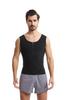 Sudadera con cremallera para hombre, chaleco deportivo ajustado con corsé y revestimiento de iones de plata, ropa deportiva transpirable