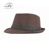 Chapéu Fedora Pequeno Fashion Espesso Outono e Inverno Masculino, Unissex Britânico Retrô Simples Casual Versátil Chapéu Jazz para Homens