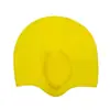 Gorro de Natación Mujer Impermeable Cabeza Plus Grande Cabello Largo Especial Cómodo Protectores de Oído de Silicona Gorro de Natación para Adultos Cabeza Grande para Hombre