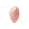 Esponja de maquillaje gigante suave grande diagonal sin látex forma de huevo borla para polvos huevo de belleza multicolor con puntos