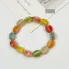 Pulsera de Cerámica Jingdezhen Nueva Pulsera de Cerámica China Joyería Estudiante Estilo Tíbet Cuerda Trenzada a Mano Puesto Regalo para Estudiante