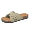 Sandalias Birkenstock de Suela Gruesa para Mujer, Novedad Verano 2024, Sandalias Casuales Retro de Hebilla con Tira, Abiertas, para Ponerse Fácil