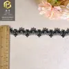Accesorios de Ropa DIY Poliéster Código de Barras Línea Fina con Lentejuelas Cadena para Clavícula Joyería 3cm Encaje Soluble en Agua