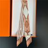 Nova primavera vintage corrente sarja feminina fita decorativa gravata bolsa fita cachecol pequeno cachecol