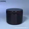Botellas de boca ancha de HDPE en stock del fabricante, Frascos de plástico a prueba de luz, Botellas de boca ancha negras, Recipientes para especias y alimento para peces, Frascos de boca grande