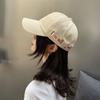 Gorra de Béisbol para Mujer de Primavera y Verano con Bordado de Letras, Visera Curva, Moderna y Versátil