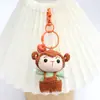 Colgantes Llavero de los Doce Animales del Zodiaco, Llaveros de Animales Tejidos a Mano, Dijes para Bolsos Tejidos, Artículos de Crochet Hechos a Mano Terminados