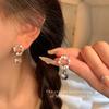 Aretes de Perlas de Zirconia Cola de Pez Super Inmortales Estilo Coreano para Mujer con Diseño Niche Elegantes Retro Nuevos Distintivos