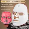 Máscara de Beleza LED Fotônica Sete Cores Transfronteiriça Dispositivo de Máscara Facial de Luz Vermelha Fototerapia Salão de Beleza Máscara LED Dispositivo de Rejuvenescimento da Pele para Uso Doméstico