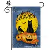Venda Quente na Amazon Nova Bandeira de Jardim de Outono Ação de Graças Halloween Folha de Bordo Abóbora Festival Bandeira Fabricantes