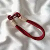 Estilo Ins Color Claro Todo Fósforo Colgante para Funda de Teléfono Móvil Cuerda Corta para Mano Colgante de Correa Tejida Duradera Cadena para Bolso de Llaves Universal