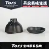 Tols Asador de Ajo de Hierro Fundido Asador de Ajo para Barbacoa Olla Naranja Castaña Olla de Hierro para Barbacoa Olla de Hierro Fundido Exterior