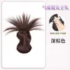 Xuchang Coque Postiça Cetim Presilha de Garra Pena de Galinha Coque Baixo Despojado Preguiçoso Fofo Parte de Trás da Cabeça Elástico de Cabelo Presilha de Garra