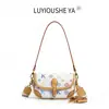Bolsas Estampadas de Nicho de Alta Qualidade para Mulheres 2026 Nova Moda Versátil Bolsa Transversal Exquisita Super Popular Pequena Bolsa de Mão Quadrada