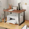 Suporte para Impressora Prateleira para Mesa de Escritório Camada de Elevação para Desktop Suporte em Camadas Organizador de Estação de Trabalho para Copiadora