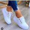 Deseo Amazon Export Talla Grande 2022 Nuevos Zapatos Planos de Primavera para Mujer Zapatos Planos Moda Casual Europea y Americana Tenis con Cordones para Mujer