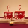 Caja de Dulces para Boda Nueva Caja de Regalo para Boda y Compromiso Caja de Dulces de Acompañamiento de Boda Caja de Embalaje de Alto Sentido Chino