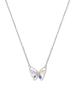 Collar de Mariposa Diamante Flash 925 Cadena Clavícula para Mujer Diseño Nicho Estilo ins Lujo Ligero Moda Femenina