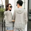 Roupas de Proteção Solar de Verão 2024 para Casal Roupas para a Pele Femininas Jaqueta Corta-vento Fina Masculina Jaqueta Externa para Casal Leve