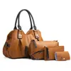 2026 Novo Conjunto de Três Peças de Bolsa Vintage para Mãe e Filha, Bolsa de Mão da Moda Europeia e Americana, Bolsa de Ombro, Bolsa Transversal
