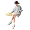 Conjunto de Sudadera y Falda Corta de Moda Casual Juvenil y Amigable con la Piel Adelgazante Versátil Otoño 2025