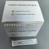 Exportación de Comercio Exterior Aguja Triangular de Acero Inoxidable para Punción Médica, Sangría, Extracción de Acné, Drenaje de Sangre y Desintoxicación