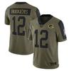 Comercio exterior transfronterizo 2023 transfronterizo Amazon NFL Americano oliva uniforme jersey uniforme de equipo camiseta manga corta estampada digitalmente