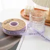 Fita de Malha Cetim Média Fita Inglesa Fita para Embalagem de Buquê Floral Amarração de Bolo Materiais Florais Atacado DIY
