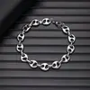 Pulseras de Hip-Hop Transfronterizas Europeas y Americanas para Hombre, Pulseras de Acero Inoxidable de Alta Gama Personalizadas de Moda al por Mayor