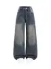 Producto en stock transfronterizo exclusivo para Amazon Europeo y Americano: Jeans de pierna ancha holgados, lavados y desgastados, estilo streetwear americano, para adolescentes varones