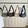Otoño 2026 Versión Coreana Ins Ligera Gran Capacidad Estampado de Estrellas Bolso de Hombro Pana Estilo Perezoso Bolso de Mano Casual