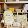 Mochilas escolares atractivas para chicas de secundaria y estudiantes de preparatoria, mochilas lindas a cuadros frescos, mochilas de tres piezas de gran capacidad
