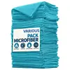 Conjunto de Panos de Limpeza Doméstica Espessados de Poliéster e Nylon, Pano Absorvente de Microfibra Ultrafina para Limpeza de Carros, Pano para Lavar Louça de Cozinha