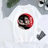 Camiseta de Anime Japonês de Verão Moda Feminina Attack on Titan Camiseta Estampada de Verão Kawaii Attack on Titan Gráfica Original
