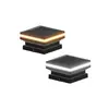 Lámpara solar para césped de villa exterior, lámpara para cabeza de poste, lámpara con sensor para pared de valla, lámpara de paisaje para parque, lámpara decorativa para jardín