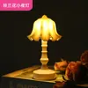 Luz Noturna Retrô Criativa LED Pequena Lâmpada de Mesa Dormitório Quarto Cabeceira Luz de Atmosfera Decoração de Mesa Estilo Europeu Pequenos Ornamentos