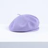 Moda de Verano Boina de Ala Rizada Sombrero Fino para Mujer Versátil de Punto Transpirable Sombrero de Pintor Protección Solar Sombrero de Champiñón
