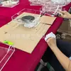Caja acrílica con tapa, soporte de exhibición de 10 pulgadas, caja de almacenamiento para objetos de valor, caja de almacenamiento sellada, caja a prueba de polvo